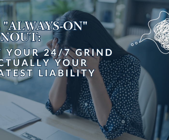 The Always-On Burnout Why Your 247 Grind is Actually Your Greatest Liability